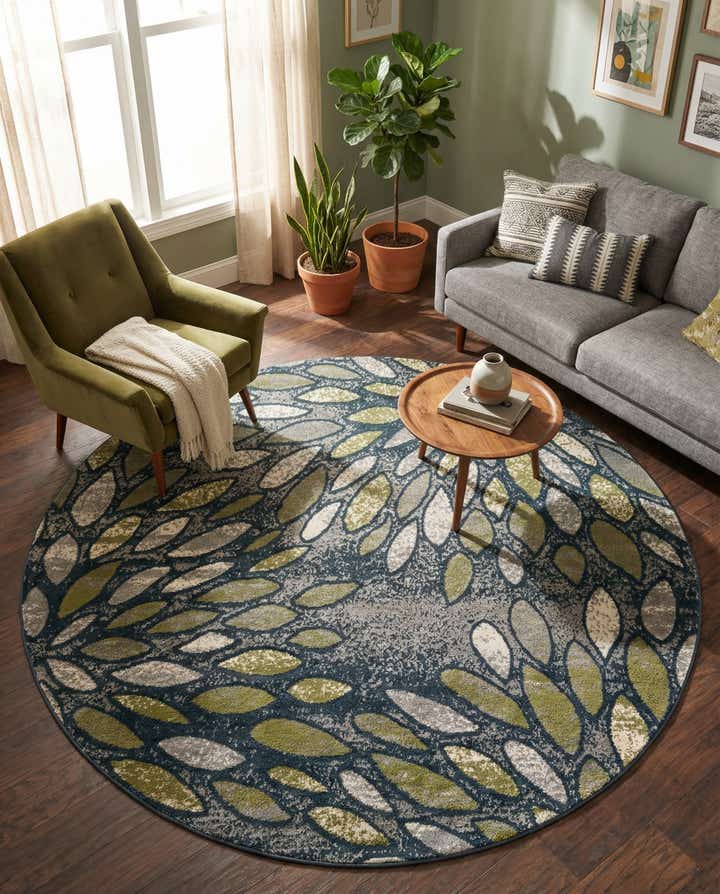 7' x 7' Charleston Round Rug