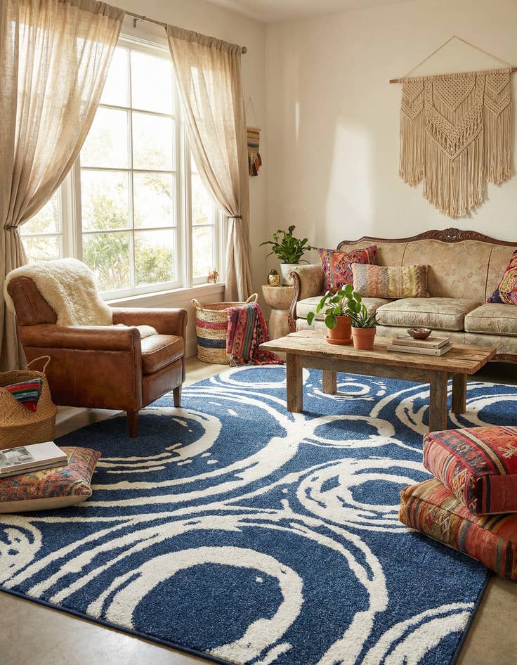 Detail image of 9' 6 x 14' 3 Boho Rug