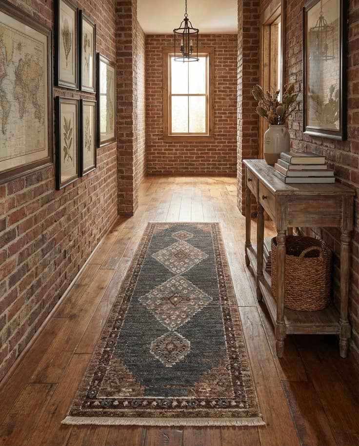 Detail image of 2' x 6' 3 Grand Tradition Runner Rug