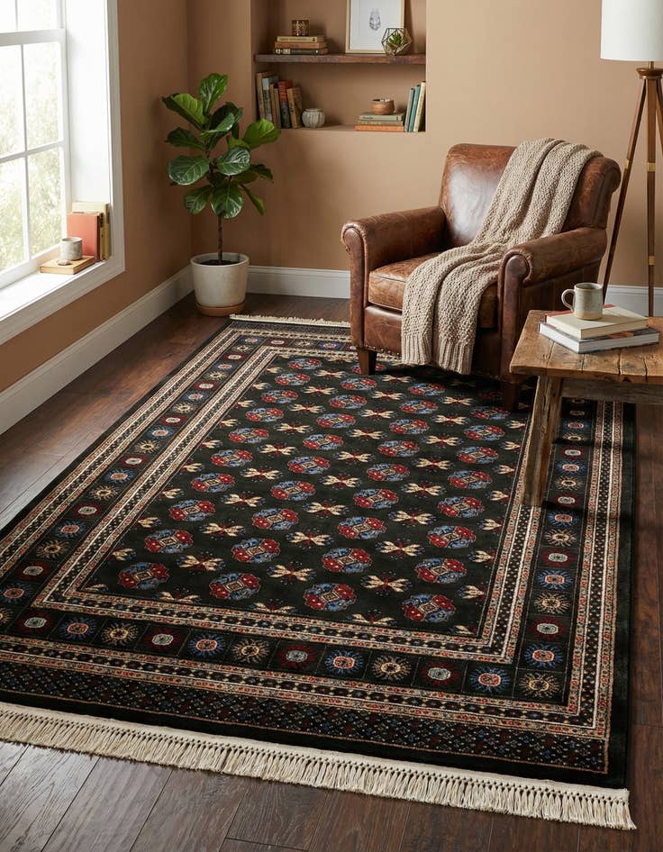 Detail image of 5' 3 x 8' Bokhara Rug