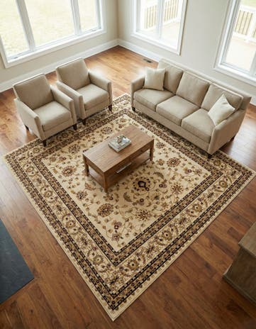 10' x 10' Classic Agra Square Rug