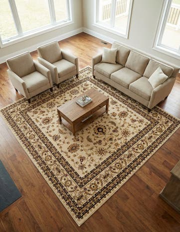 10' x 10' Classic Agra Square Rug