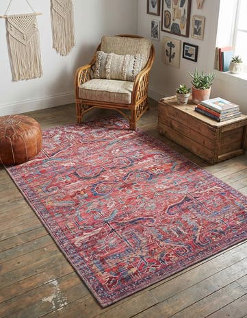 4' x 6' Washable Maahru Rug