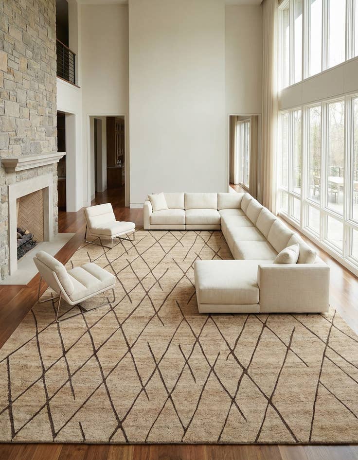 Detail image of 12' x 16' 1 Atlas Moroccan Wool Rug