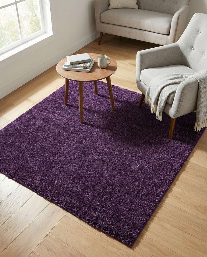 5' 3 x 5' 3 Solid Frieze Square Rug