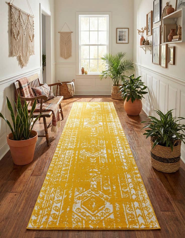 Detail image of 3' 3 x 14' Lennon Runner Rug