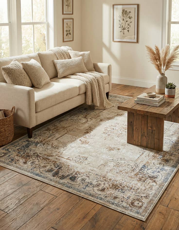 Detail image of 5' 3 x 8' Eliza Rug