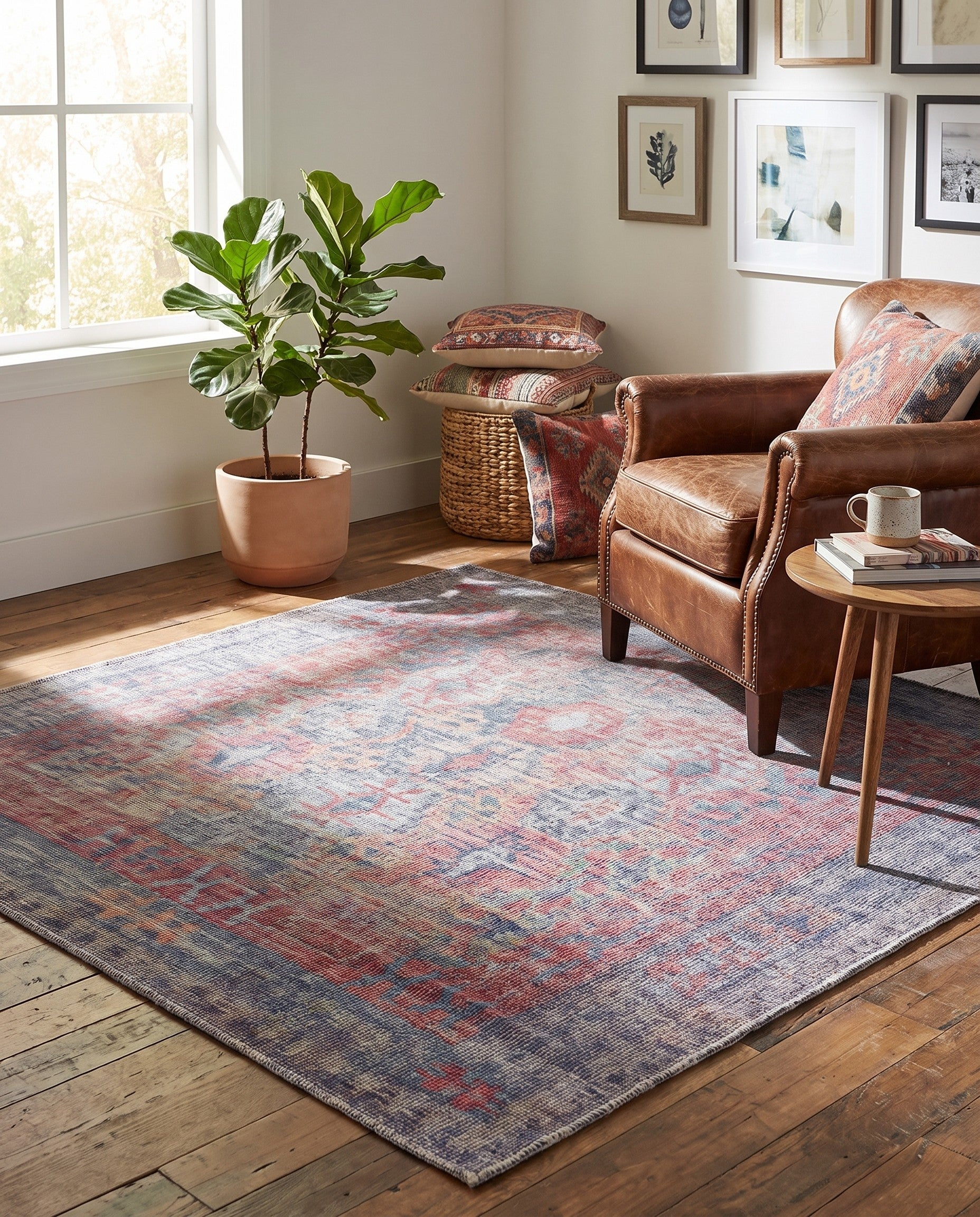 5' 3 x 5' 3 Washable Sisu Square Rug
