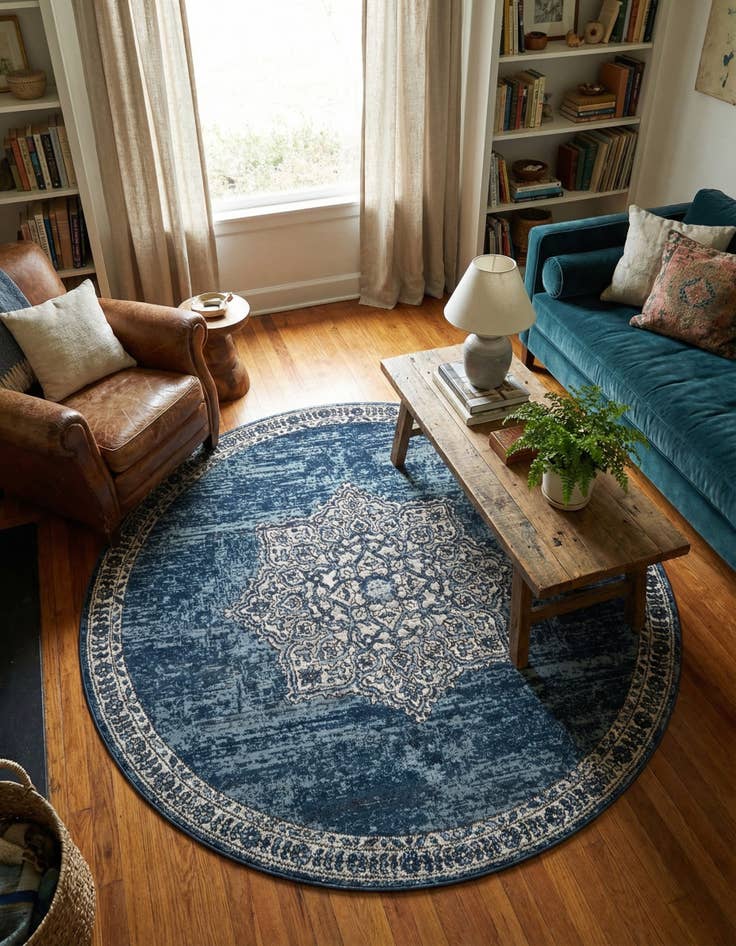 Detail image of 6' x 6' Nyla Round Rug