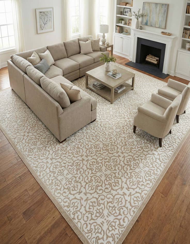 Detail image of 10' 8 x 10' 8 Himalaya Square Rug