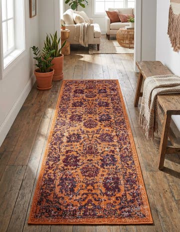 Orange Lucerne Runner Rug