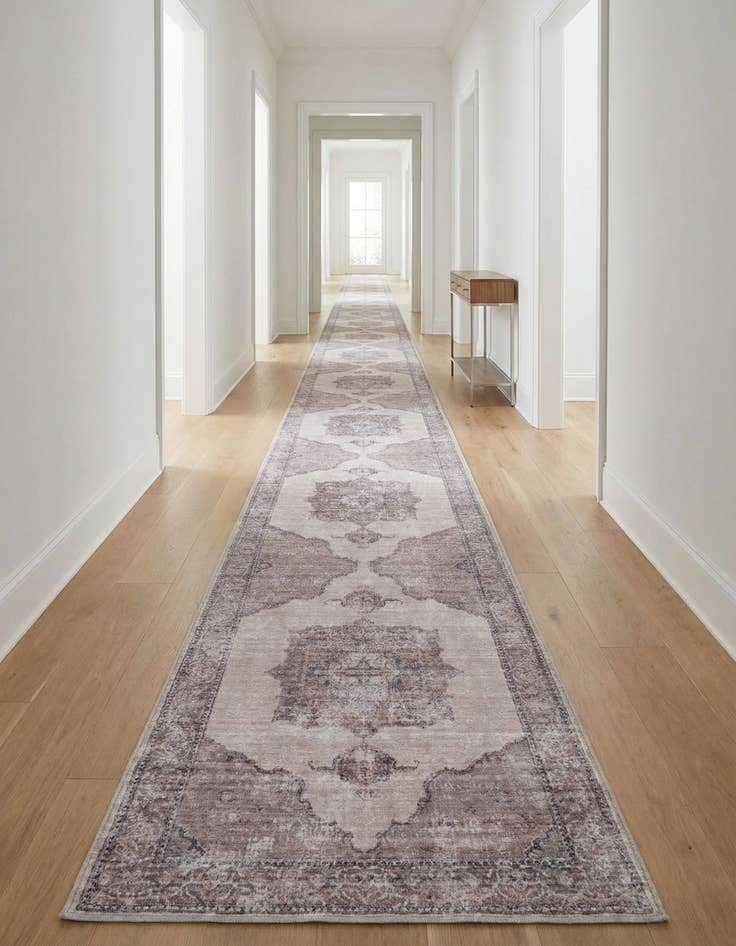 Detail image of 2' 7 x 19' 8 Washable Mangata Runner Rug