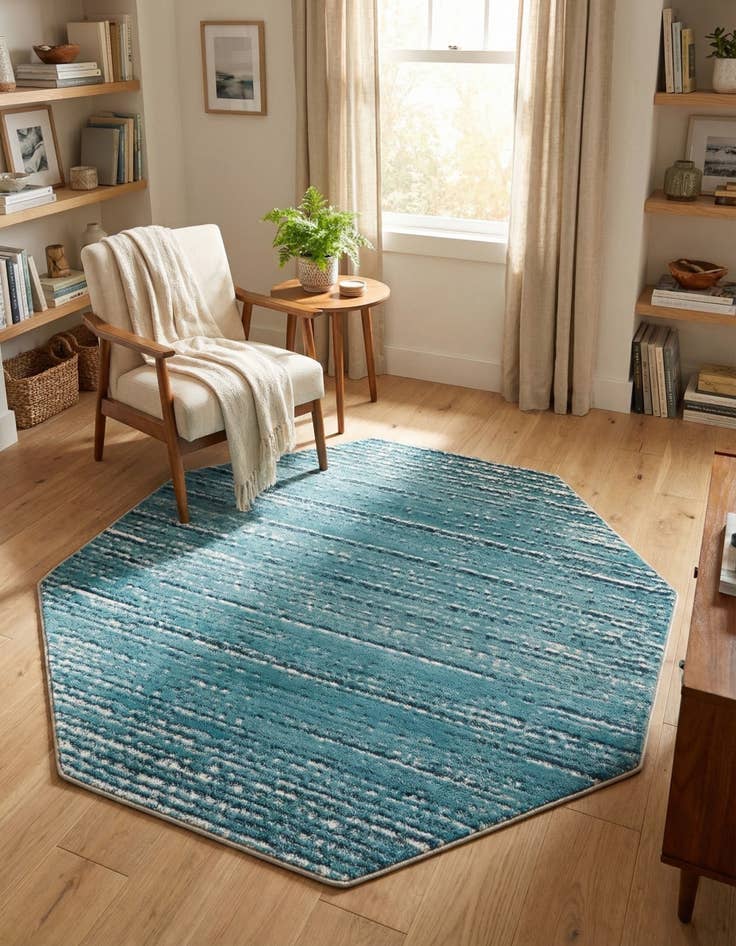 Detail image of 6' x 6' Oasis Octagon Rug