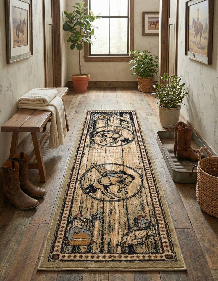 Detail image of 2' x 6' Pioneer Runner Rug