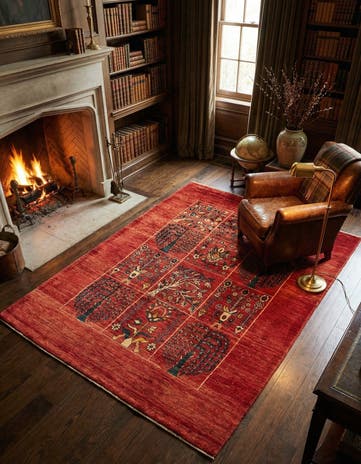 4' 8 x 6' 7 Kashkuli Rug