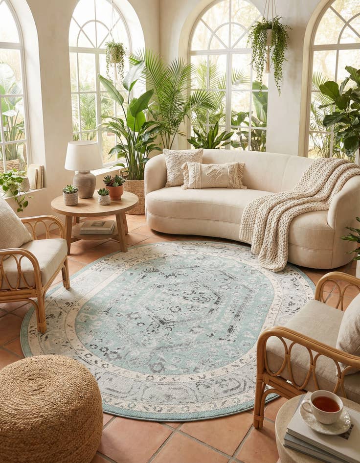 Detail image of 7' 10 x 10' Aurelia Oval Rug