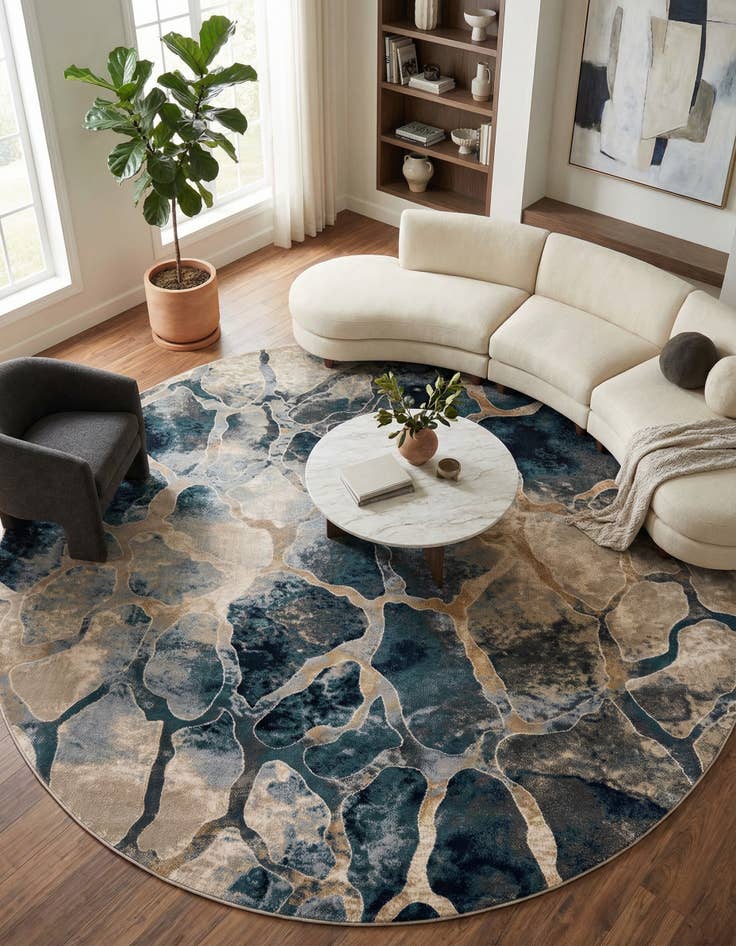 Detail image of 10' x 10' Ethereal Round Rug