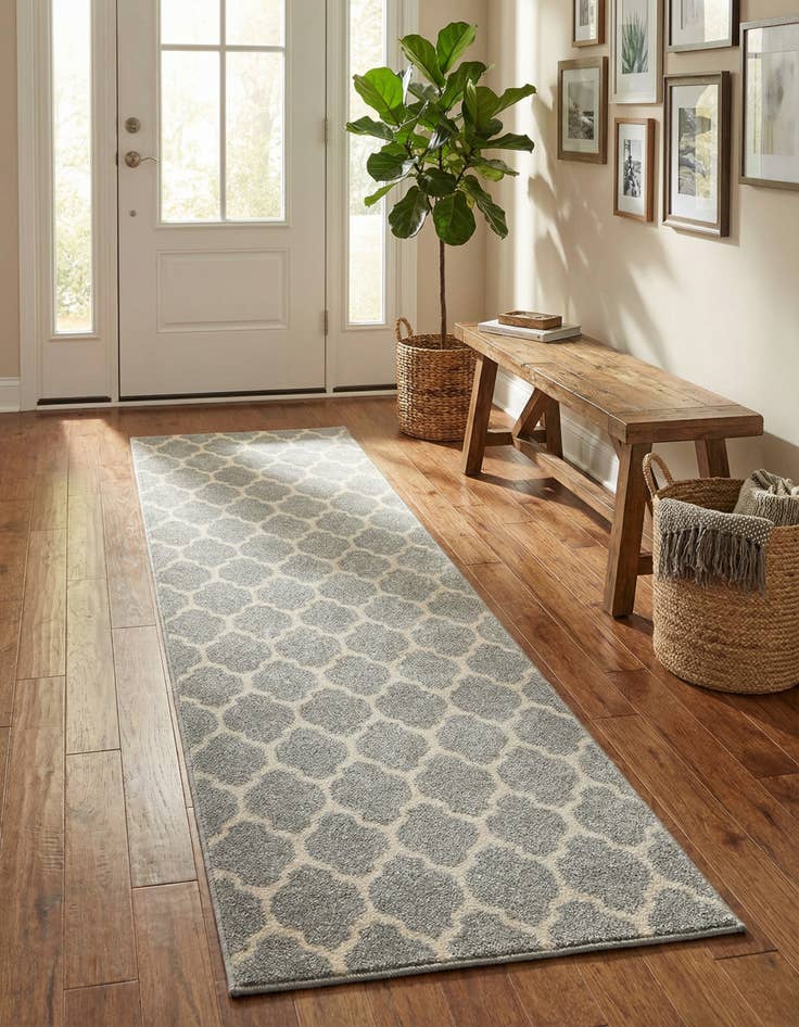 Detail image of 2' x 6' Lattice Runner Rug