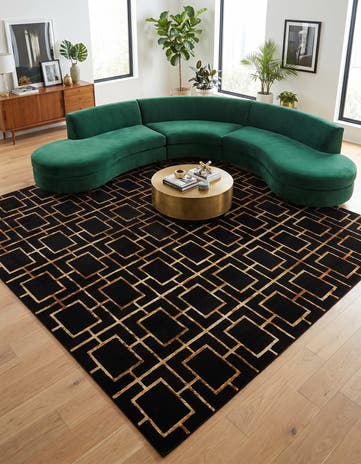 10' x 10' Marilyn Monroe™ Glam Deco Square Rug