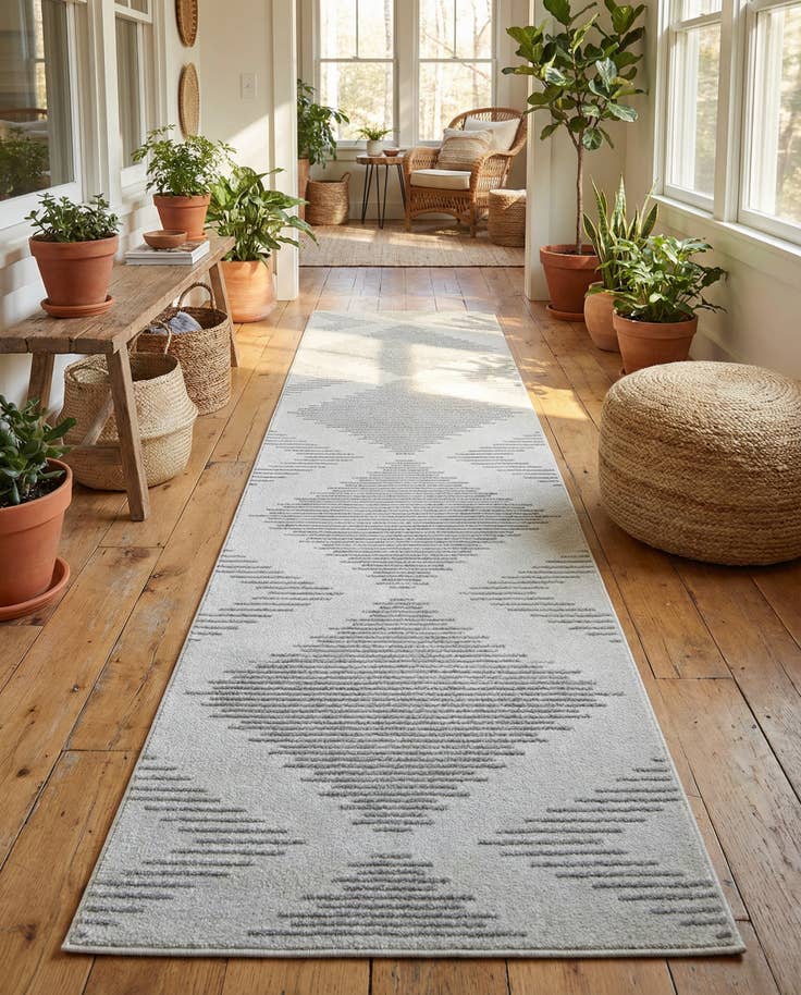 Detail image of 3' 3 x 14' Kai Runner Rug