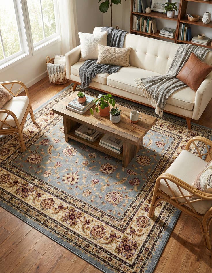 Detail image of 7' 10 x 7' 10 Aditi Square Rug