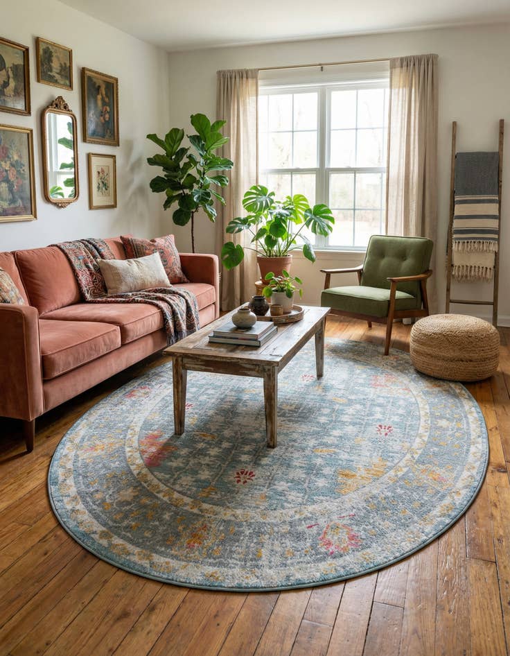 Detail image of 5' 5 x 8' Paragon Oval Rug