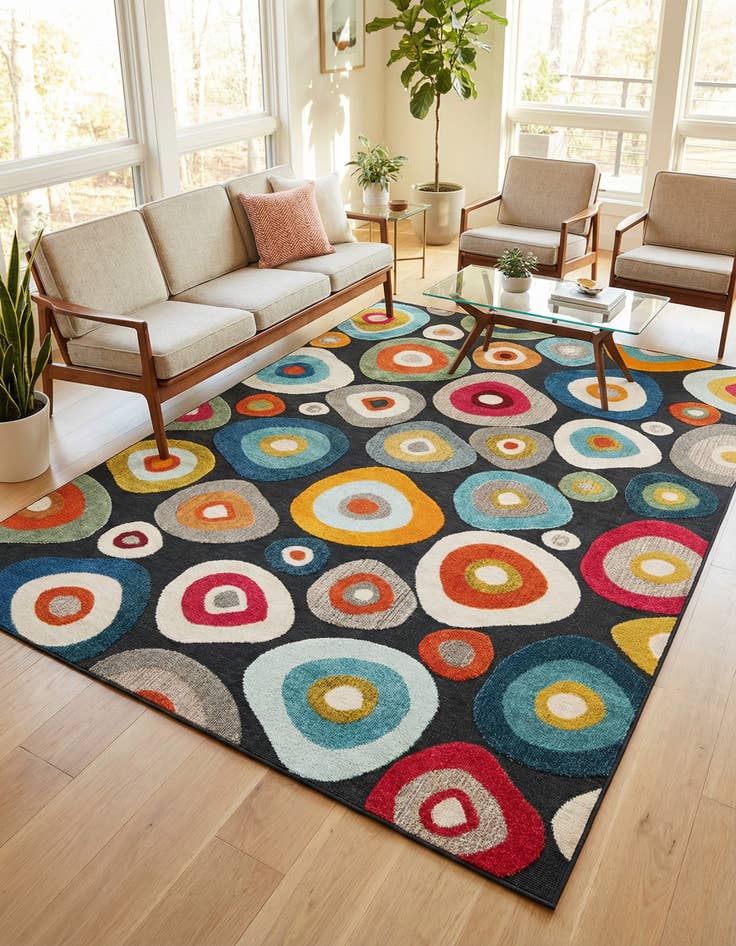 Detail image of 7' 10 x 10' Washable Casablanca Indoor / Outdoor Rug