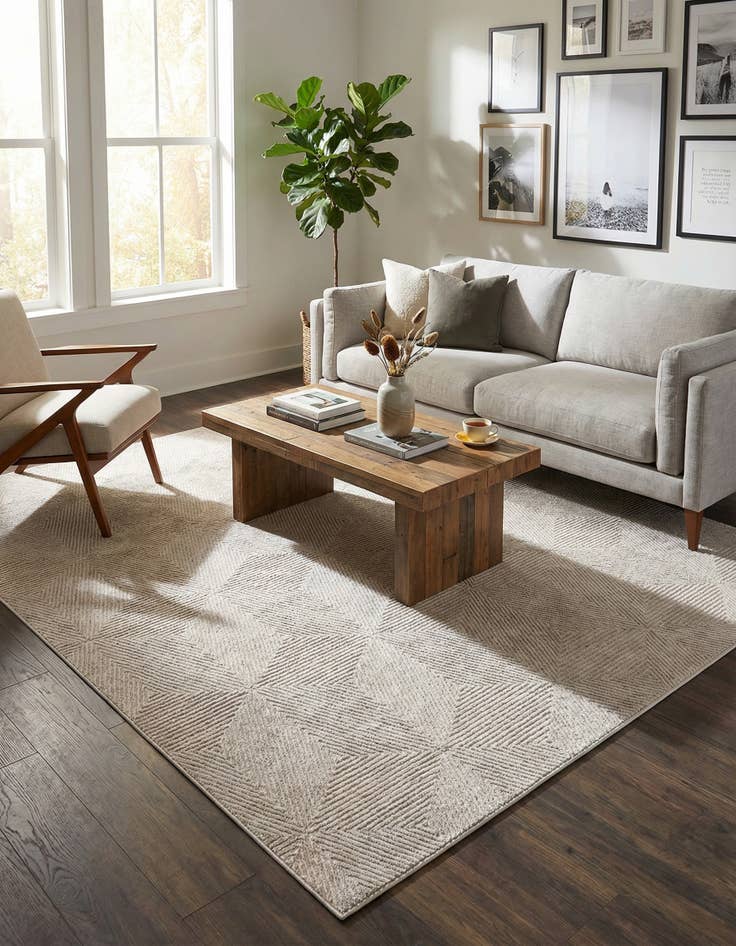 Detail image of 10' x 10'  Washable Sabrina Soto Indoor / Outdoor Square Rug