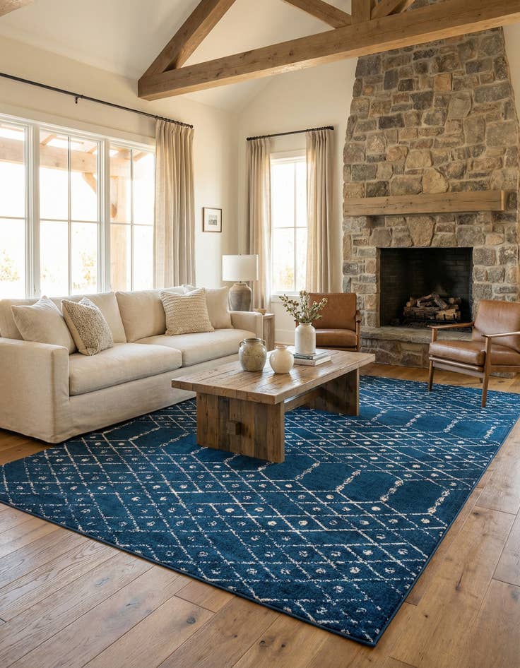 Detail image of 10' x 14' Paxon Trellis Rug