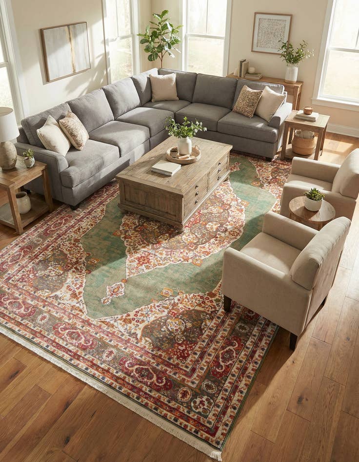 Detail image of 9' x 12' Santiago Rug