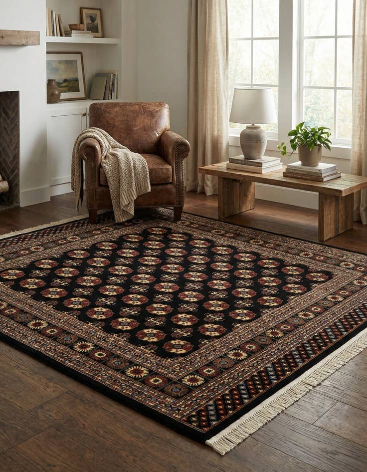 Detail image of 7' 10 x 7' 10 Bokhara Square Rug