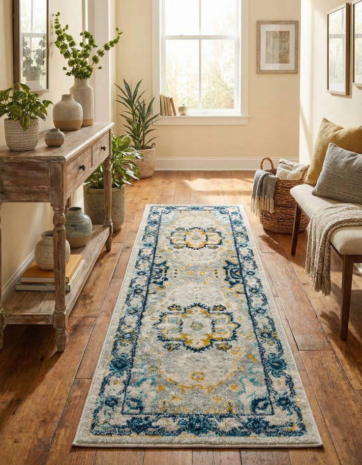 Detail image of 2' x 6' Madeline Vintage Runner Rug