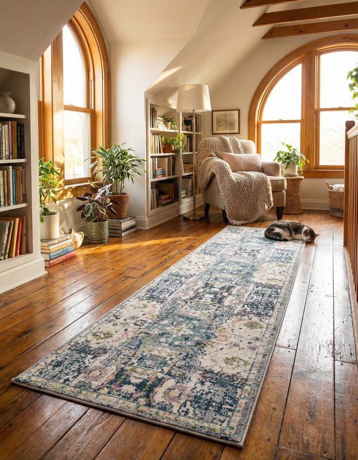 Detail image of 2' 7 x 10' Charleston Runner Rug