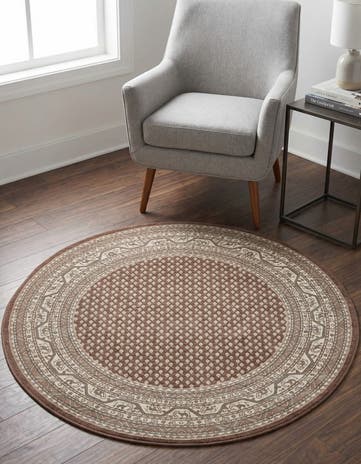 3' 7 x 3' 7 Tribeca Round Rug
