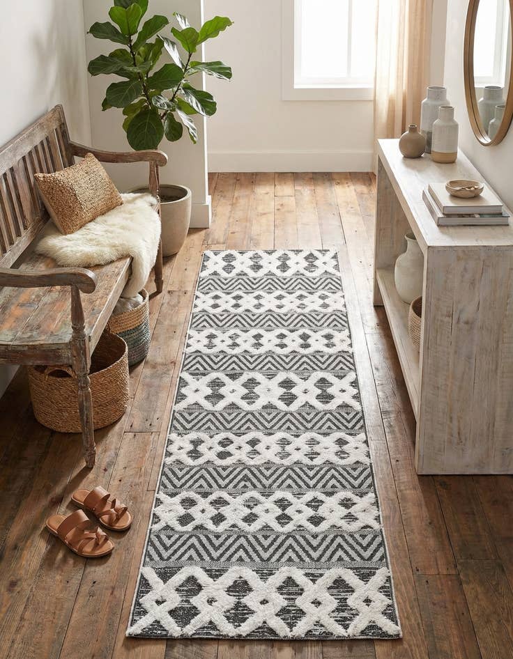 Detail image of 2' 3 x 8' Sabrina Soto Casa Valencia Runner Rug