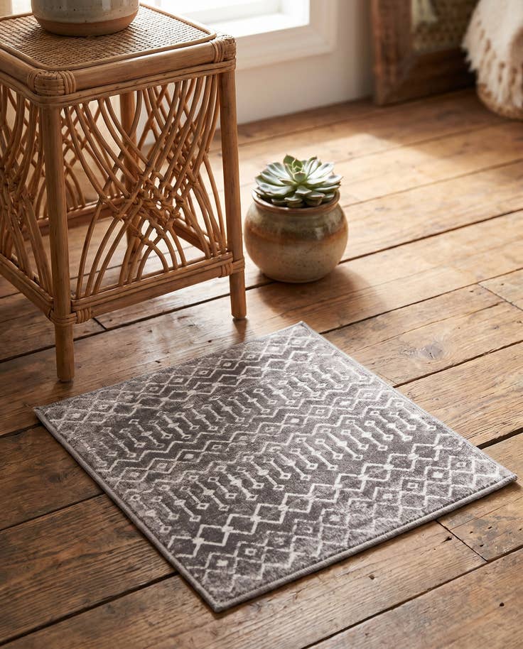 Detail image of 1' 4 x 1' 4 Bohemian Trellis Sample Rug
