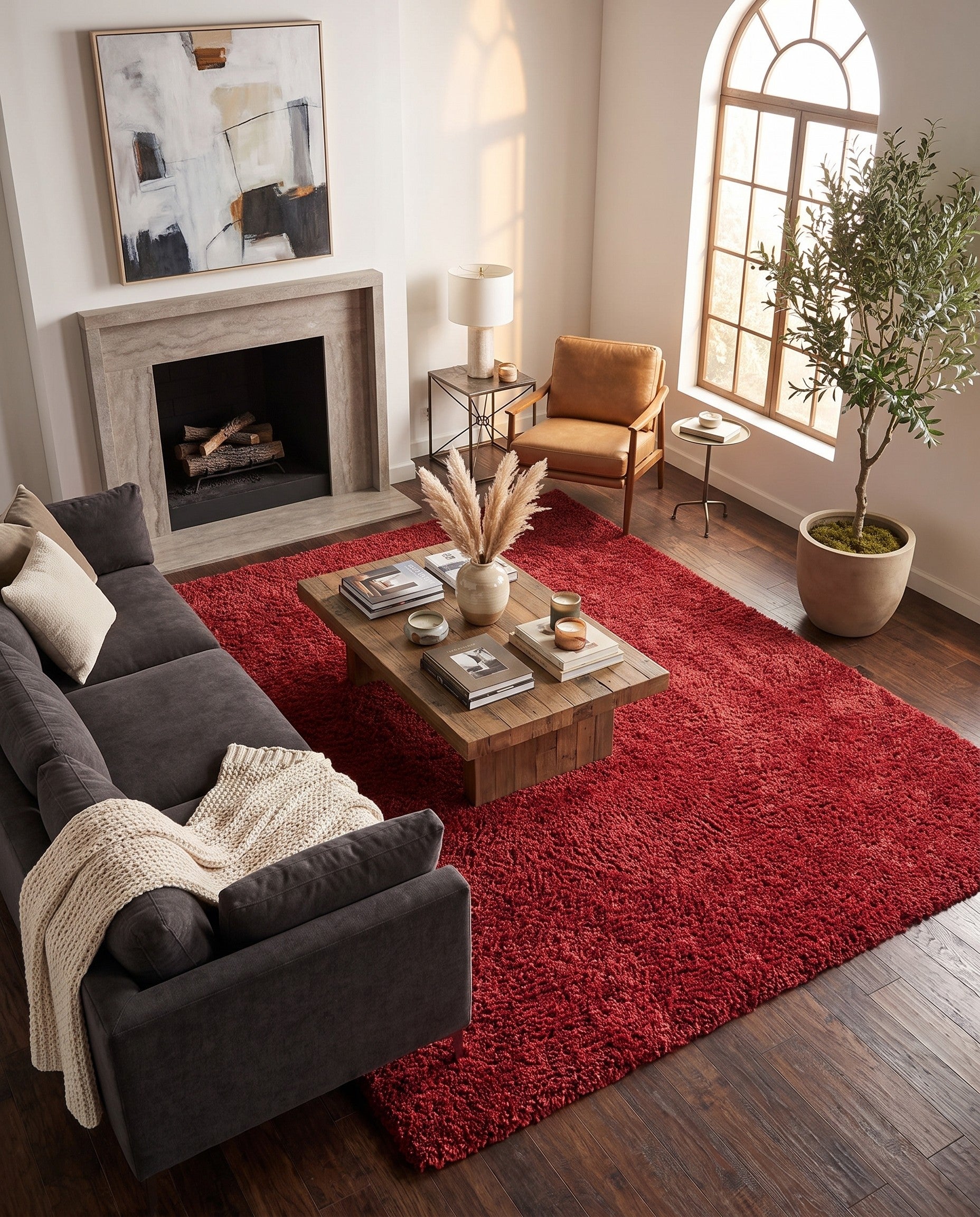 7' 10 x 10' Zermatt Shag Rug
