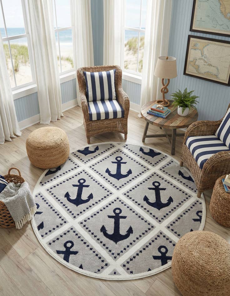 Detail image of 6' x 6' Sydney Round Rug