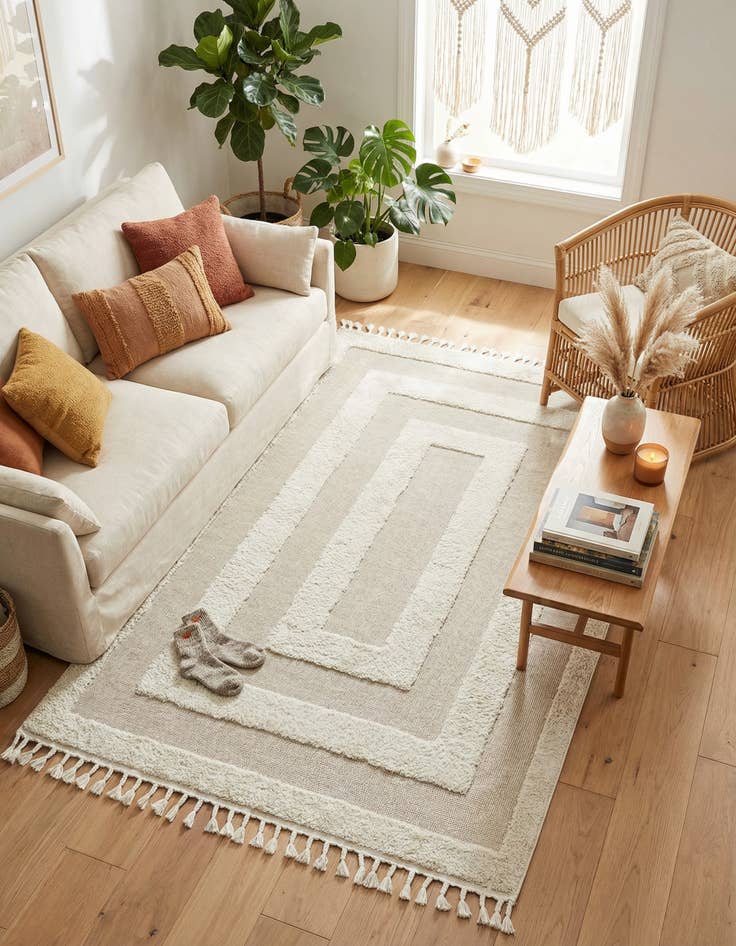 Detail image of 5' 3 x 8' Boho Rug