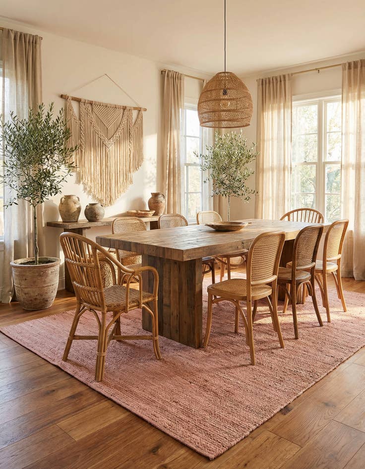 Detail image of 7' 1 x 10' Handmade Braided Jute Rug