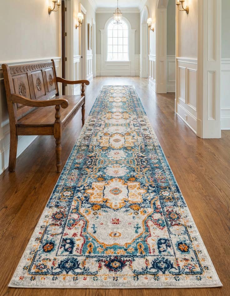 Detail image of 3' x 16' Madeline Vintage Runner Rug