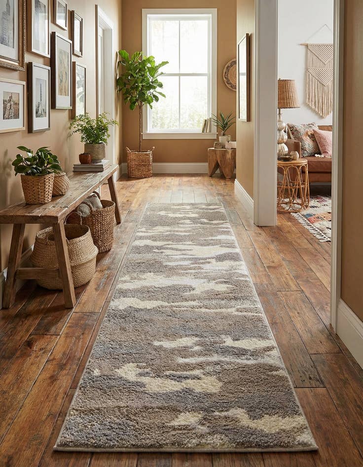 Detail image of 2' x 8' Sepia Runner Rug