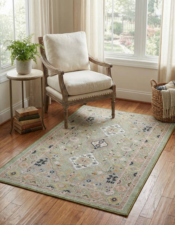 Detail image of 3' 3 x 5' 3 Kamala Washable Rug