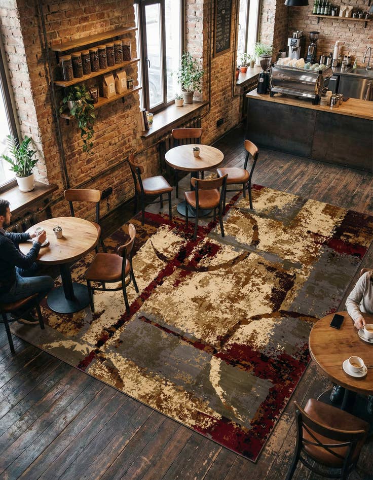 Detail image of 10' x 14' Coffee Shop Rug
