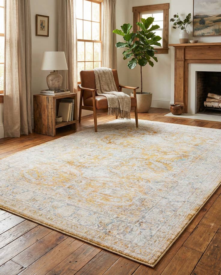 Detail image of 8' 4 x 12' Washable Timeless Rug
