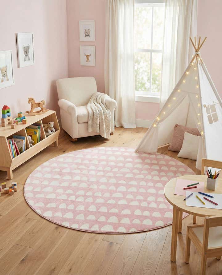 7' 10 x 7' 10 Whimsy Kids Round Rug