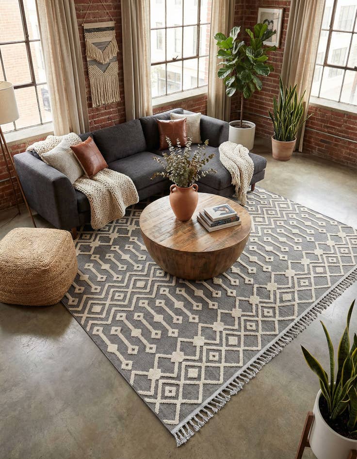 Detail image of 7' 10 x 7' 10 Arlo Square Rug