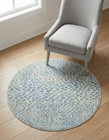 3' 3 x 3' 3 Kamala Washable Round Rug