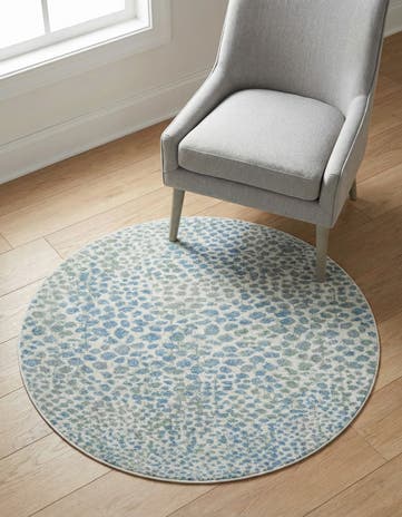 3' 3 x 3' 3 Kamala Washable Round Rug