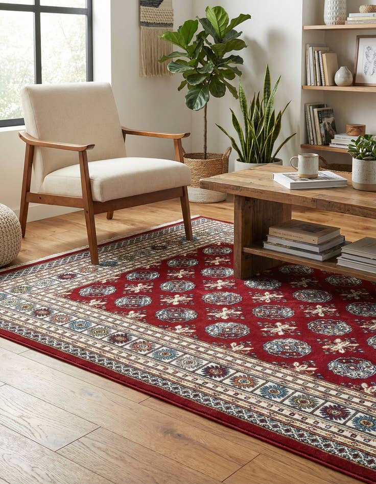 Detail image of 5' 3 x 8' Nain Design Rug